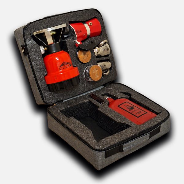 کیف پک قهوه ساز مسافرتی مدل t12dr قرمز مناسب کمپ و هدیه کادو